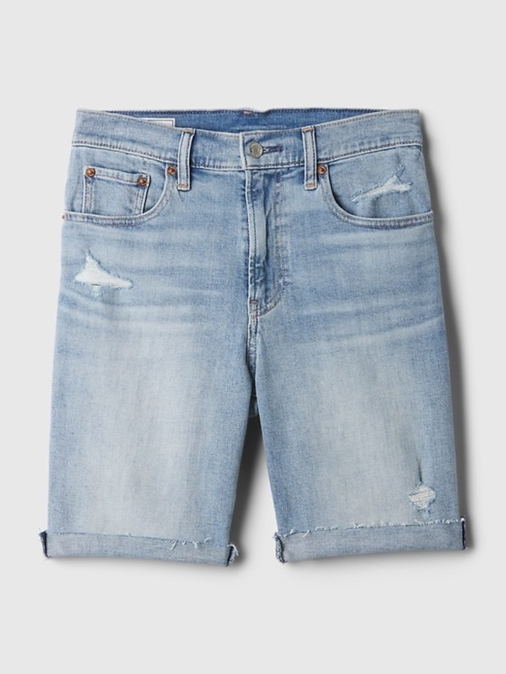 gap classic straight mid rise shorts